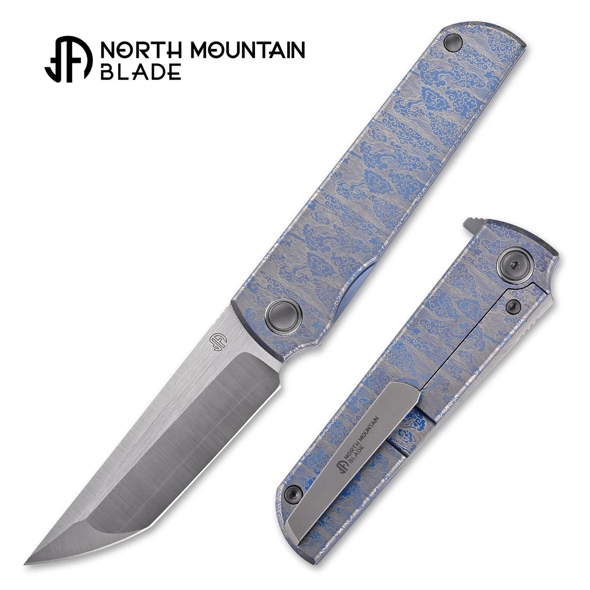 North Mountain Blade x Lee Williams “Zen” ZDP-189 Blue/Gray Anodized