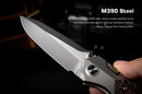 REMETTE RT-Meteor 2.99in M390 Blade Titanium + Nebula Carbon Fiber Handle RTPT-A