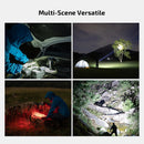 Olight Marauder Mini 2 Midnight Blue – 10,000 Lumen Compact USB-C Flashlight w/ Red Light, Flood & Spot (750m Throw)