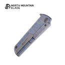 North Mountain Blade 2414-A-ZDP189-B zen tanto folding knife detail view 2