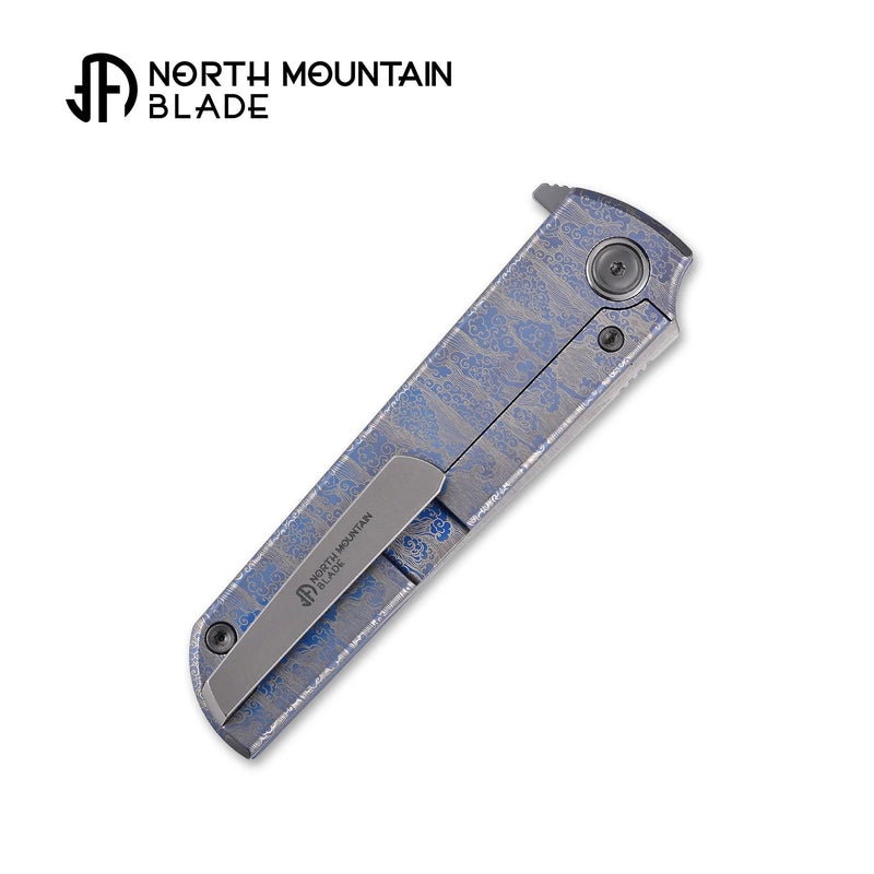 North Mountain Blade x Lee Williams “Zen” ZDP-189 Blue/Gray Anodized