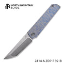 North Mountain Blade 2414-A-ZDP189-B zen tanto folding knife detail view 4
