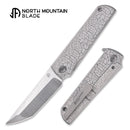 North Mountain Blade 2414-A-ZDP189-D zen tanto folding knife front view