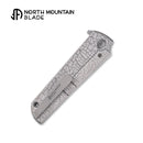 North Mountain Blade 2414-A-ZDP189-D zen tanto folding knife detail view 3