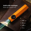 Olight ArkPro Orange – 1,500 Lumen USB-C Multi-LED Flashlight with UV & Laser