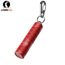 Lumintop Silver Fox 760 Lumen Twist Keychain LED Flashlight - Silver / Green / Red