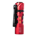 Loop Gear SK03 Red 1000 Lumen Everyday Carry LED Flashlight USB-C Rechargeable 14500 Battery