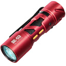 Loop Gear SK03 Red 1000 Lumen Everyday Carry LED Flashlight USB-C Rechargeable 14500 Battery