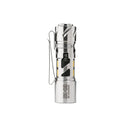 Loop Gear SK03 Stainless Steel 1000 Lumen Everyday Carry LED Flashlight USB-C Rechargeable 14500 Battery