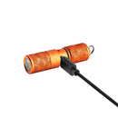 Olight iTHX 180 Lumen Rechargeable Keychain EDC Flashlight - Orange Feathers