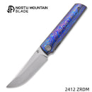 North Mountain Blade – Chop 4 2412-ZRDM – Timascus Collector’s Edition Folding Knife