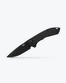 Benchmade 748BK-01 NARROWS Folding Knife 3.43" DLC M390 Matte Black DLC Handles