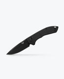 Benchmade 748BK-01 NARROWS Folding Knife 3.43" DLC M390 Matte Black DLC Handles
