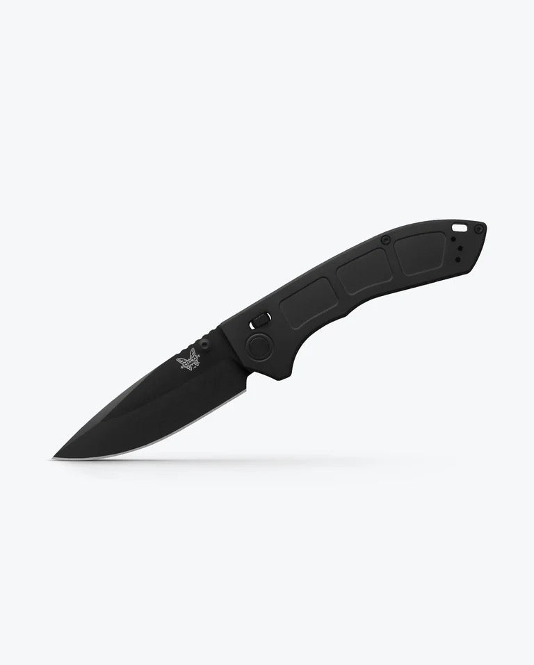 Benchmade 748BK-01 NARROWS Folding Knife 3.43" DLC M390 Matte Black DLC Handles