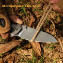 Remette RT‑Bee Titanium M390 – 2.8″ M390 EDC Flipper with Titanium Handle & Built-In Toothpick