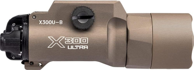 Surefire X300T-B-TN 600 Lumen High Candela LED Weaponlight 2 * 123A Batteries - Tan