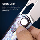 Remette RT-Peregrine Falcon RTT1-TX Folding Knife – 3.15" M390 Reverse Tanto Blade, Titanium Handle, Button Lock