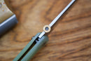 North Mountain Blade Chop 2 – SLD-Magic Jade G10 Knife | .45 Thumb Disc & Button Lock (2406JD)