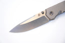 North Mountain Ultra Quick Open Titanium Handles 3in M390 Blade