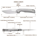 FerraMonster FERROX FM23006-A – 3.5" M390 Frame Lock Flipper Knife