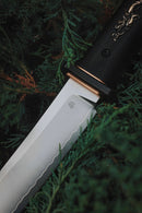 North Mountain Blade Tactical Tanto Sword PLUS 11.2in Hitachi SLD-Magic Blade G10+Brass Inlay Handle