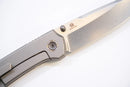 North Mountain Ultra Quick Open Titanium Handles 3in M390 Blade