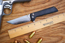 North Mountain Blade Chop 2 – SLD-Magic Black G10 Knife | .45 Thumb Disc & Button Lock (2406BK)
