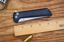 North Mountain Blade Chop 2 – SLD-Magic Black G10 Knife | .45 Thumb Disc & Button Lock (2406BK)