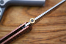 North Mountain Blade Chop 2 – SLD-Magic Copper Grid Handle Knife | .45 Thumb Disc & Button Lock (2406CU)