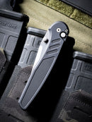 Pro-Tech PN1101 Peace Neighbor Designed Avalon Stonewashed Magnacut Knurled Aluminum Handle