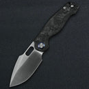 Kunwu Gringo B712-CF-2, 3.62″ Satin ELMAX Blade, Carbon Fiber, Verta Lock