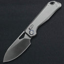 Kunwu Pulsar XL 3.44in Elmax Blade Orange Peel Texture Titanium Handle