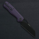 Ironfly Syperfly 3.74in 14C28N Satin Blade Purple G10 Handles VF03-PL