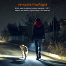 Acebeam TAC 2AA Flashlight – 1600 Lumens, Dual Switch Tactical Penlight, USB-C Rechargeable Battery – Black