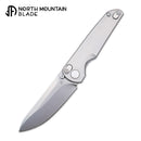 North Mountain Blade Element – 4" M390 Titanium Folding Knife