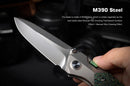 REMETTE RT-Meteor 2.99in M390 Blade Titanium + Toxic Storm Carbon Fiber Handle RTPT-C
