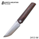 North Mountain Blade Chop 4 2412-IW SLD-Magic Tanto Blade Iron Wood Handle