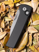 Pro-Tech Ramon Chavez Designed Scapegoat Stonewashed MagnaMax Black Aluminum Handle