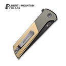 North Mountain Blade Chop 2407-CUDM-DLC – Mirror-Polished Blade, Copper Damascus