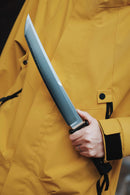 North Mountain Blade Tactical Tanto Sword PLUS 11.2in Hitachi SLD-Magic Blade G10+Brass Inlay Handle