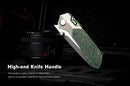 REMETTE RT-Meteor 2.99in M390 Blade Titanium + Toxic Storm Carbon Fiber Handle RTPT-C