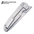 North Mountain Blade Element – 4" M390 Titanium Folding Knife