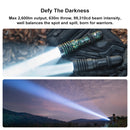 Olight Warrior X 4 2600 Lumen Tactical USB-C Rechargeable Flashlight Holster Included - Flat Dark Earth