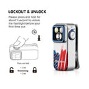 Olight Oclip Pro 500 Lumen Clip on Flashlight W/ Floodlight, Spotlight, and Red Light - Stars and Stripes Edition