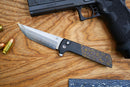 North Mountain Chop2 2407-CCFDM 3.5in SLD-Magic Steel Aluminum Alloy Carbon Fiber Handle