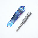 North Mountain Blade BBNM Titanium Lighting Pattern Pocket Clip