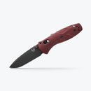 Benchmade Mini-Barrage 585BK-04 2.91in Cobalt Cerakote S30V Steel Redstone Richlite Handles