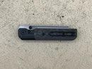 Knife Standards RR Station EXPRESS 'Shadow' – Vanax SuperClean EDC Knife with Blackwashed Titanium & Fat Carbon Inlays
