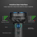 Olight Marauder Mini 2 Black – 10,000 Lumen Compact USB-C Flashlight w/ Red Light, Flood & Spot (750m Throw)