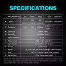 Lumintop PK21-T 1650 Lumen Ultra-Throw LED Flashlight SFT40 LED